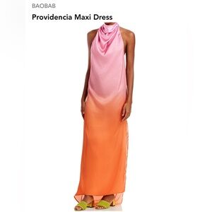 Baobab Providencia Maxi dress pink and orange S